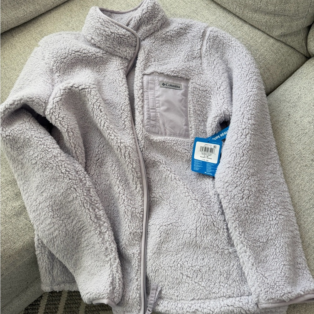 Columbia Women Sherpa Jacket - Light Purple